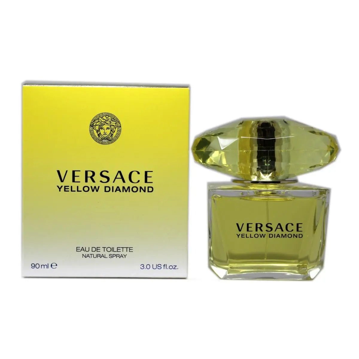 Versace Yellow Diamond Eau DE Toilette Natural Spray 90 ML/3 Fl.oz