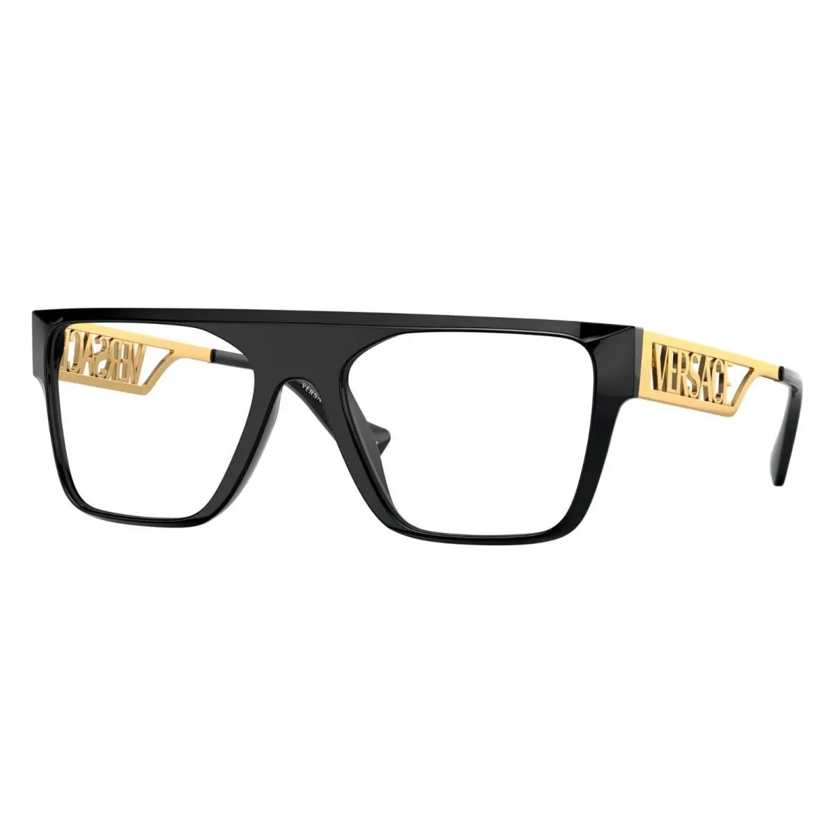 Versace Rock Icons VE 3326U Black Gold GB1 Eyeglasses