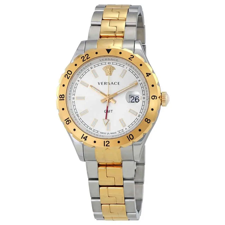 Versace V1103 0015 Hellenyium Silver Dial 42 mm Men`s Watch