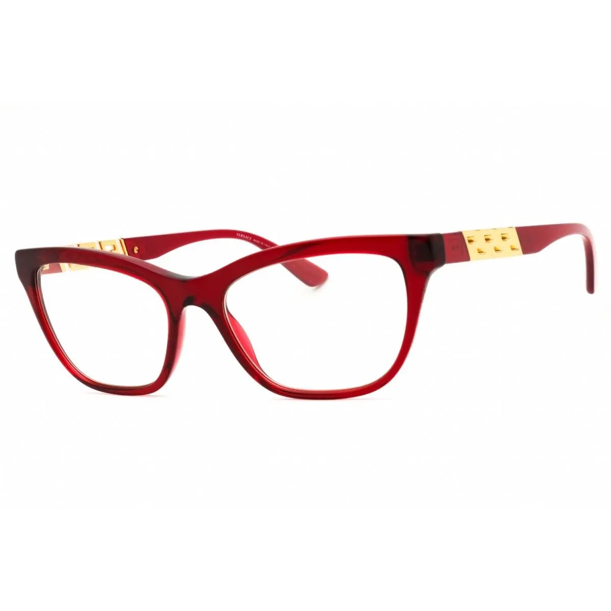 Versace VE3318 388 Transparent Red 54mm Eyeglasses