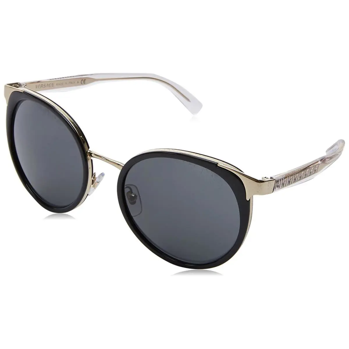Women`s Versace Sunglasses VE2185 125287 54mm Black-gold / Grey Lens