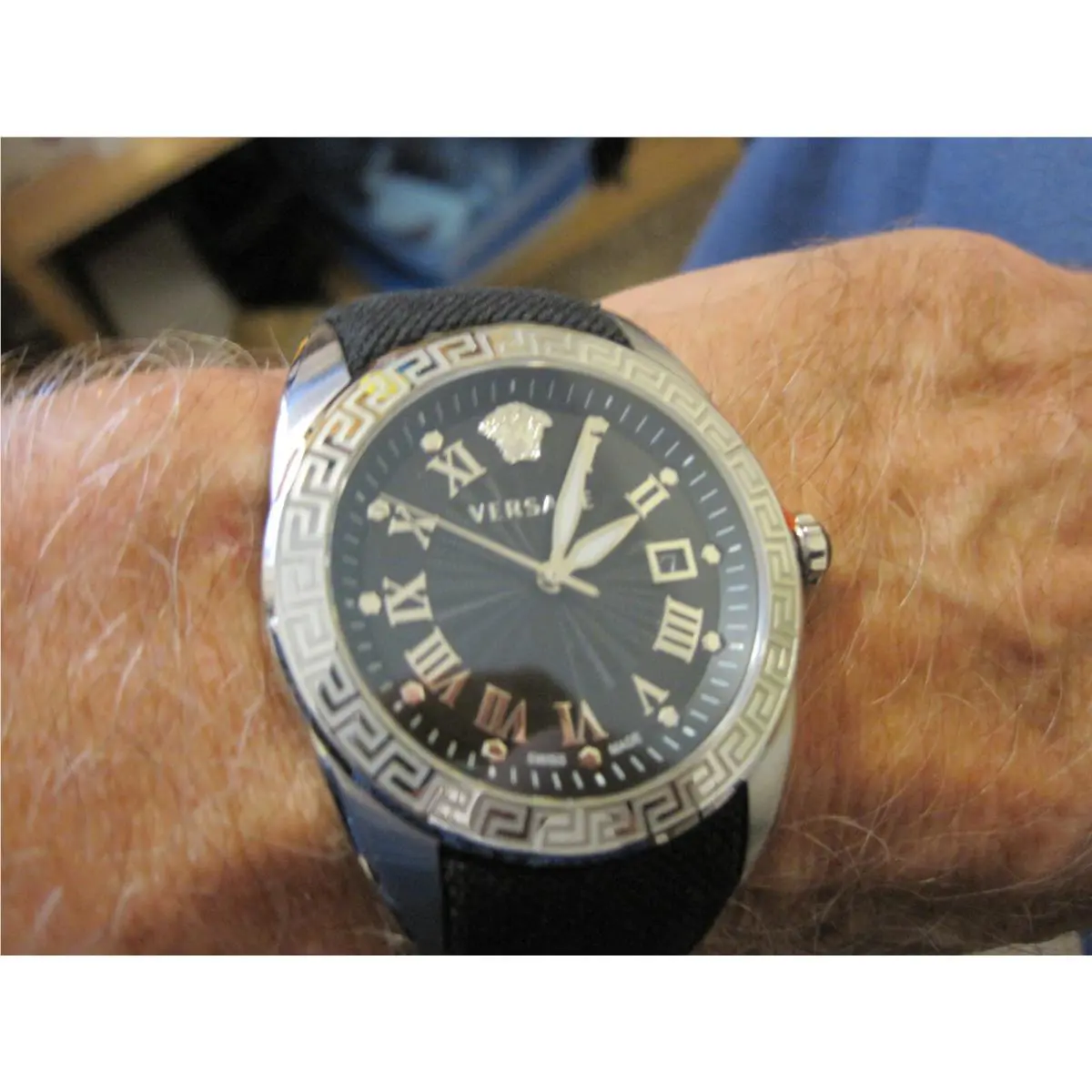 BX 092 Mans Stainless Steel  Date Quartz Watch by Versace