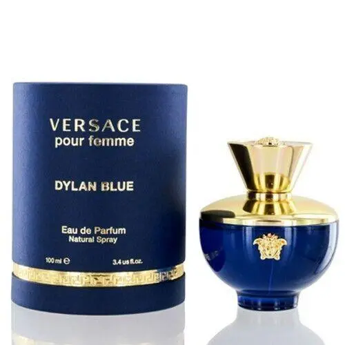 CS Versace Dylan Blue/versace Edp Spray 3.4 Oz 100 Ml W