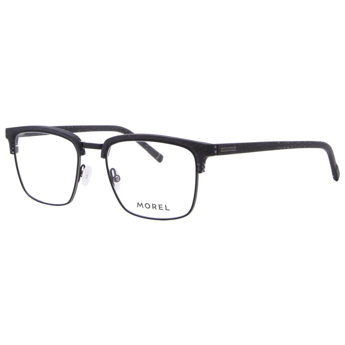 Versace Morel Tinset-4 ND10 Eyeglasses Men`s Black Full Rim Rectangle Shape 55mm