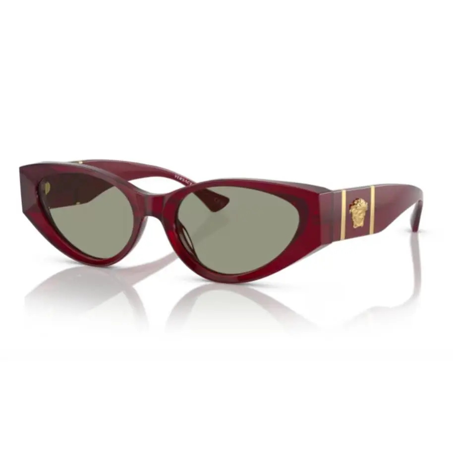 0VE4454 5430/2 Bordeaux/green Cat-eye Women`s Sunglasses by Versace