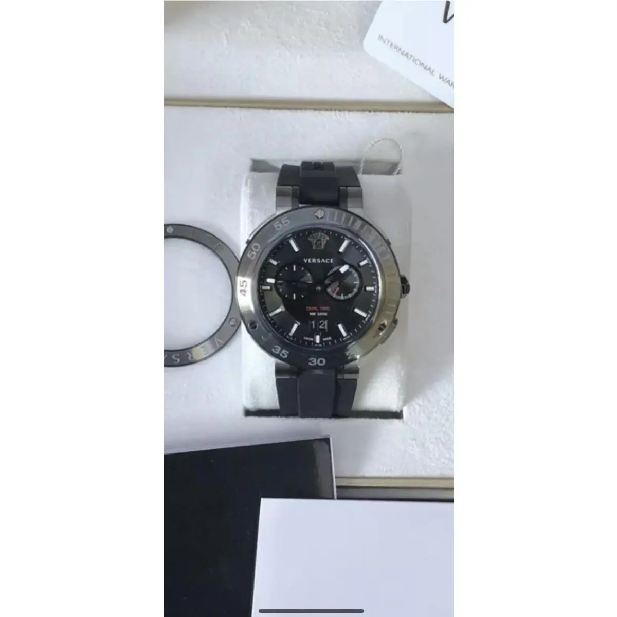 Versace VCN020017 Men`s V-extreme Pro 46 mm Quartz Watch Retail