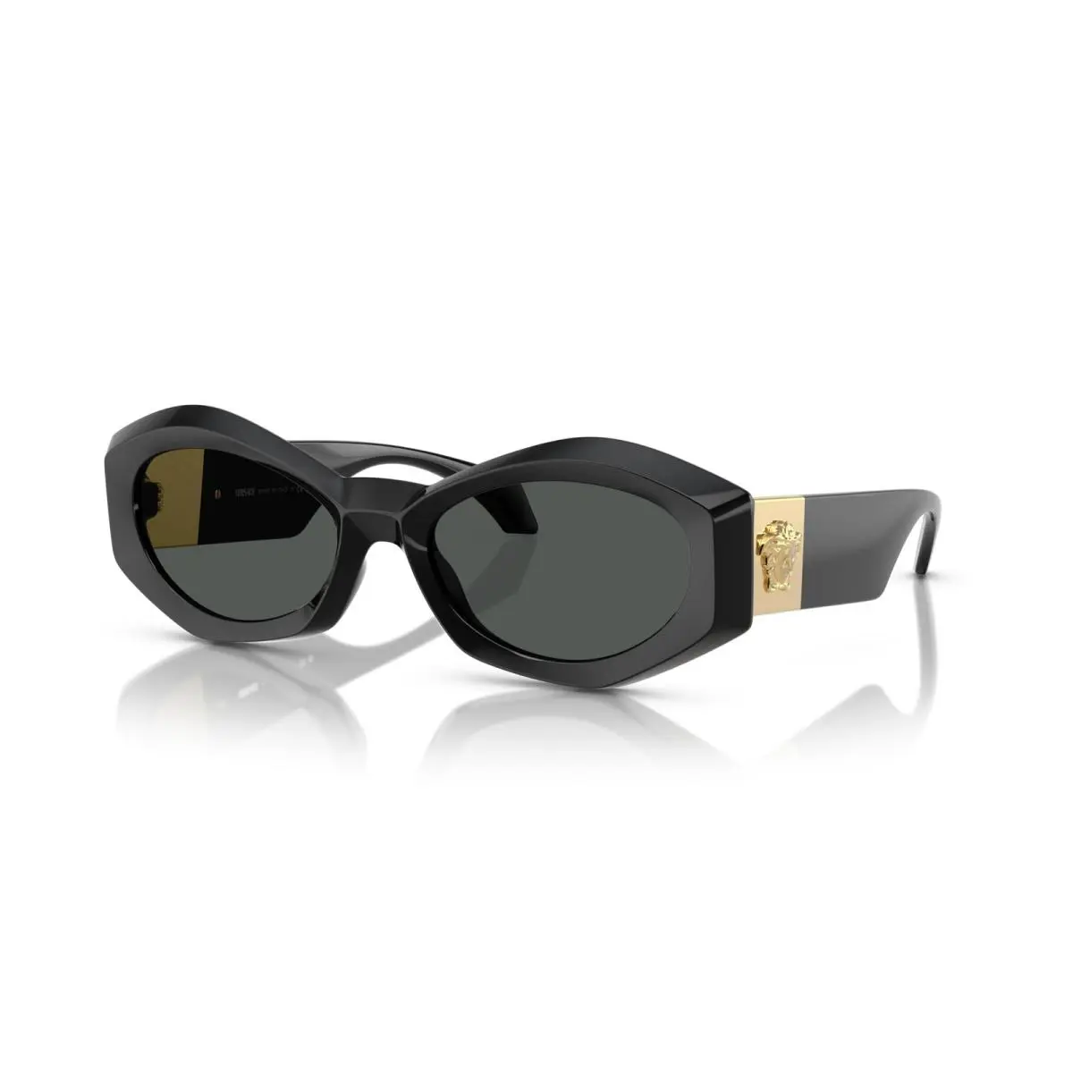 Versace Sunglasses VE4466U GB187 54mm Black / Dark Grey Lens