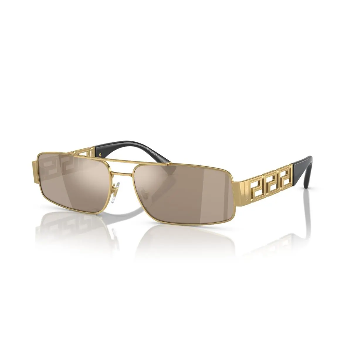 Versace Sunglasses VE2257 10025A 60mm Gold / Light Brown Mirror Dark Gold Lens
