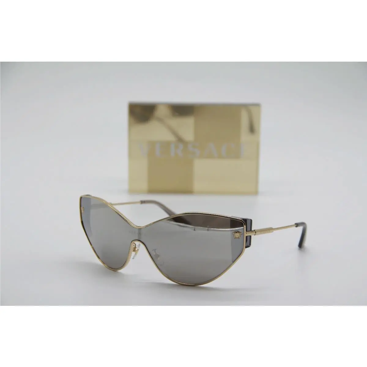 Versace VE2239 1252/6G Sunglasses Versace VE 2239 Silver Mirror Eyewear