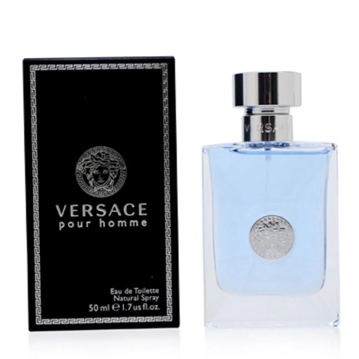 CS Versace Signature Homme/versace Edt Spray Blue/silver 1.7 OZ M