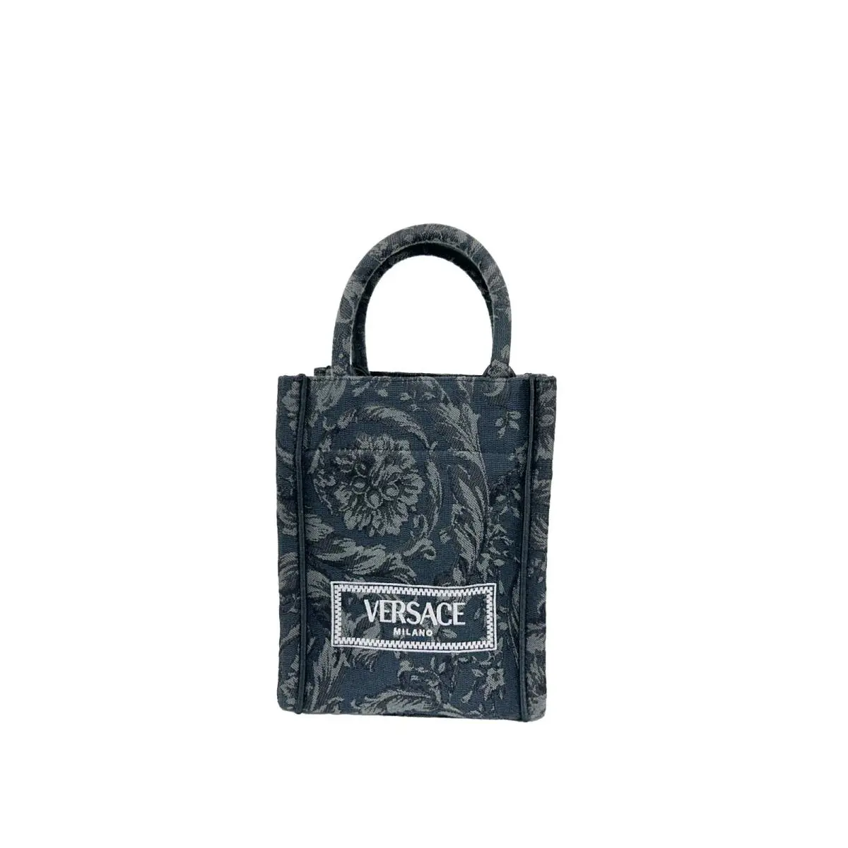 Versace Athena Barocco Mini Top Handle Tote Crossbody Bag