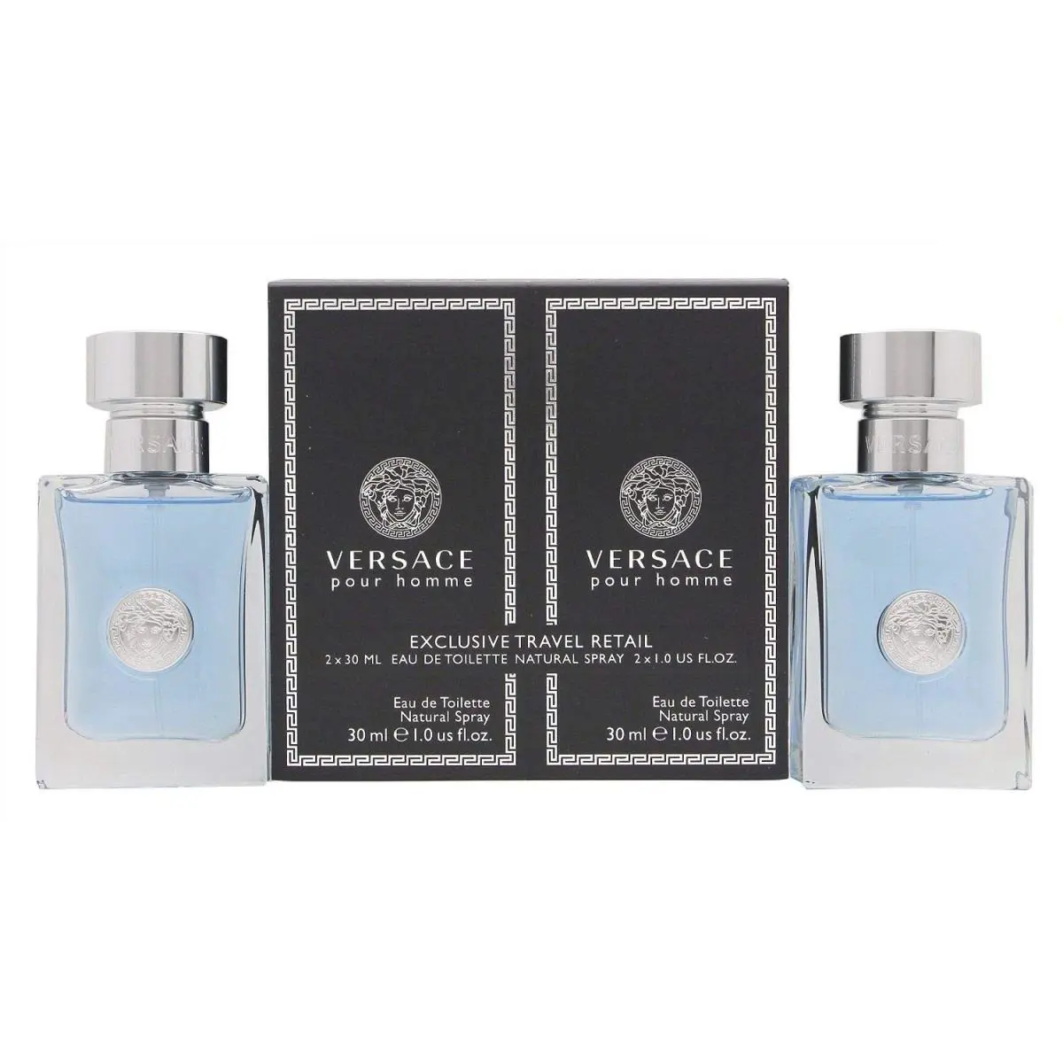 Versace Pour Homme Edt 2 x 1.0 Oz Pack OF Two Upc 8011003995943