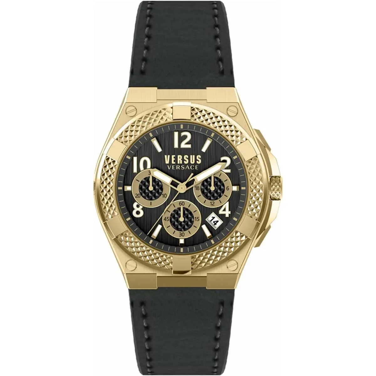 Versus Versace Mens Black 46 mm Esteve Watch VSPEW1121