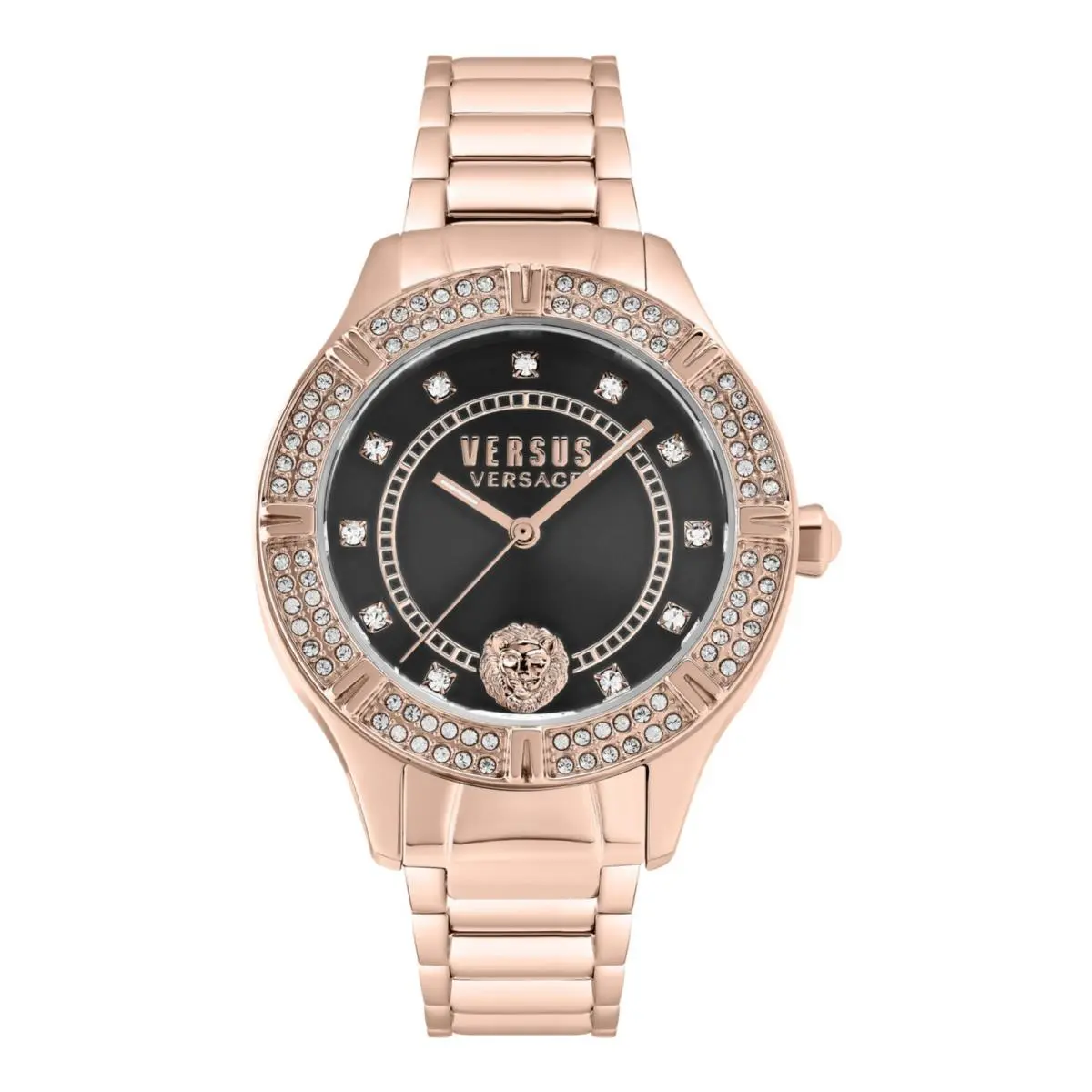 Versus Versace Womens Rose Gold 36mm Bracelet Fashion Watch