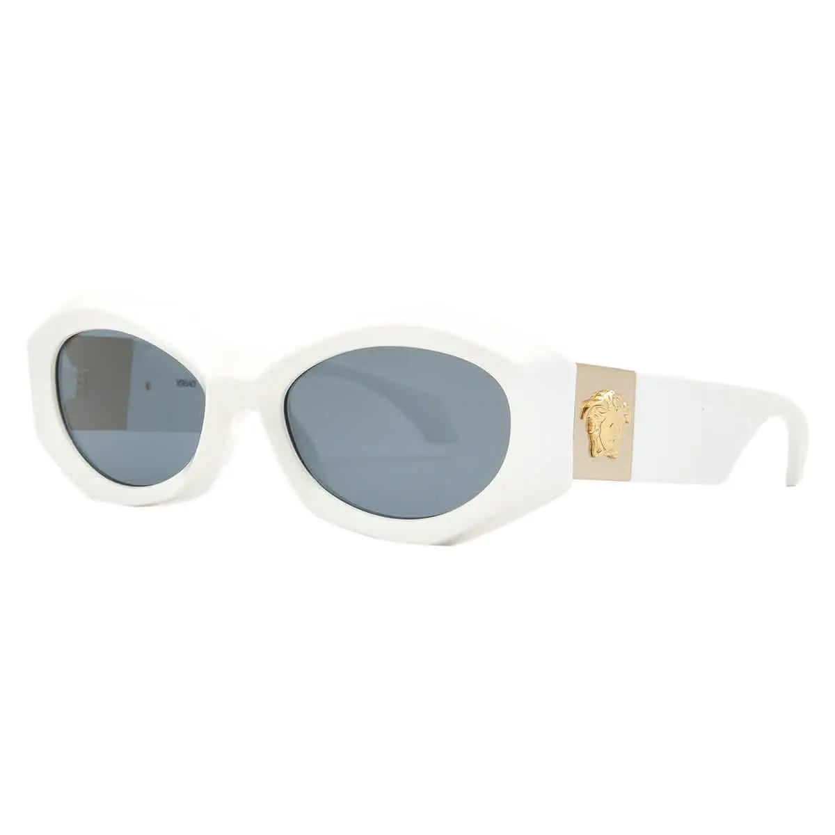Grey Irregular Ladies Sunglasses VE4466U 546280 54 VE4466U 546280 54 by Versace