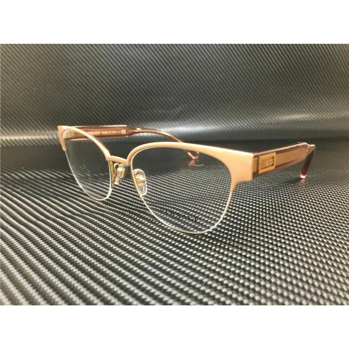 Versace VE1265 1463 Gold Round 53 mm Women`s Eyeglasses