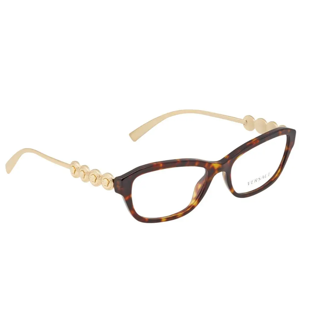 Versace OVE3279 108 Havana/gold Womens Eyeglasses 54-17-135MM