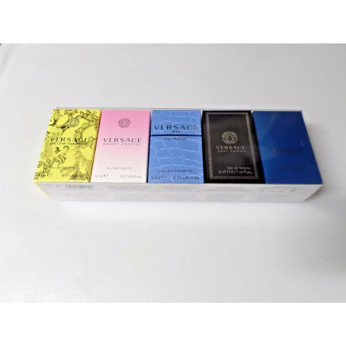 Versace Miniatues Collection - Eau DE Toilette - 0.17 FL OZ Each - 5 PK