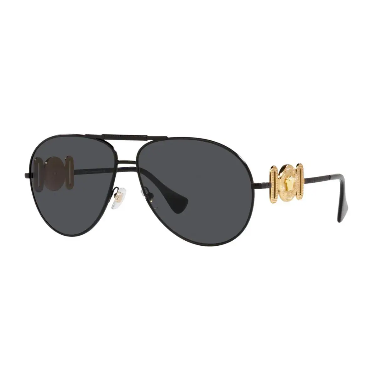 Sunglasses VE2249 126187 65mm Matte Black / Dark Grey Lens by Versace