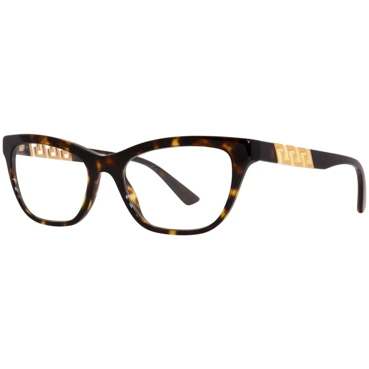 Versace Eyeglasses VE3318 108 52mm Havana / Demo Lens