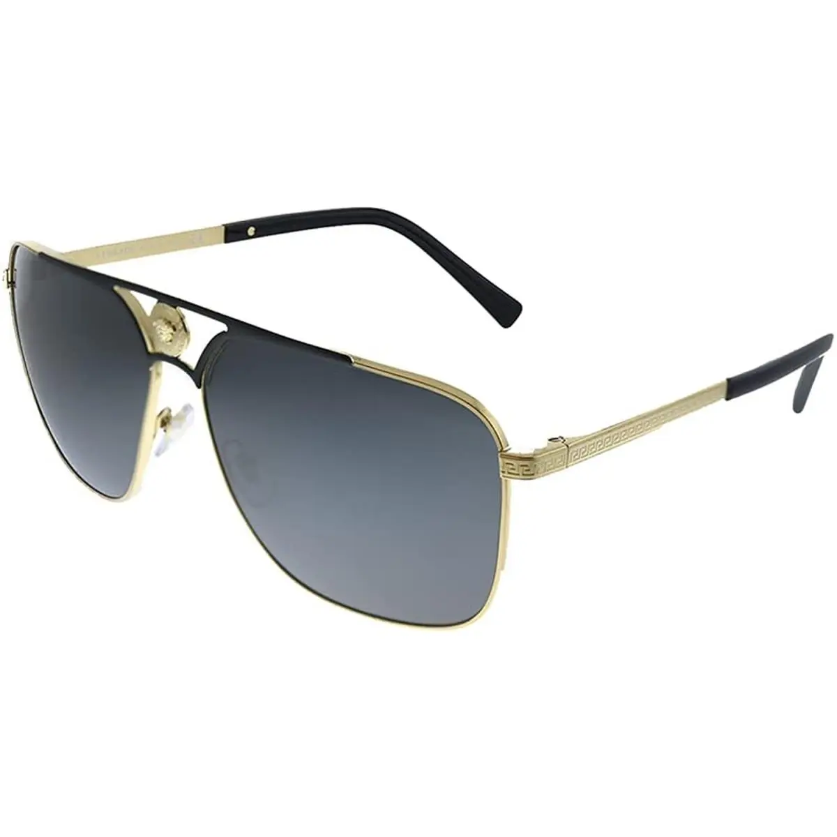 Versace VE2238 143687 Sunglasses 61mm Gold/matte Black / Dark Grey Lens