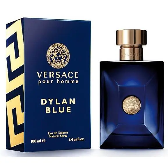 Pour Homme Dylan Blue For Men Eau de Toilette 3.4 oz 100 ml Edt Spray by Versace