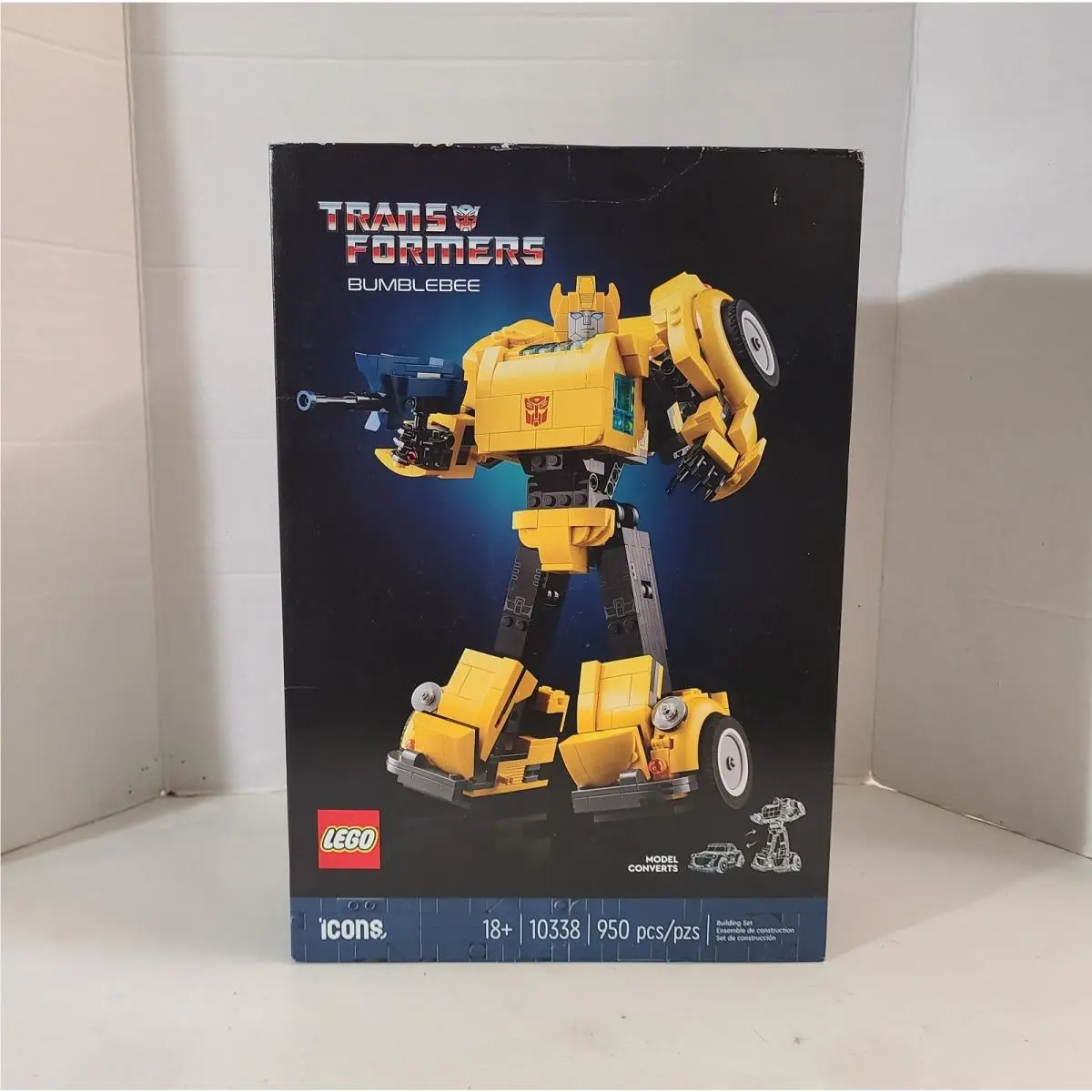 Lego Icons Transformers Bumblebee Building Figure Car Set 10338