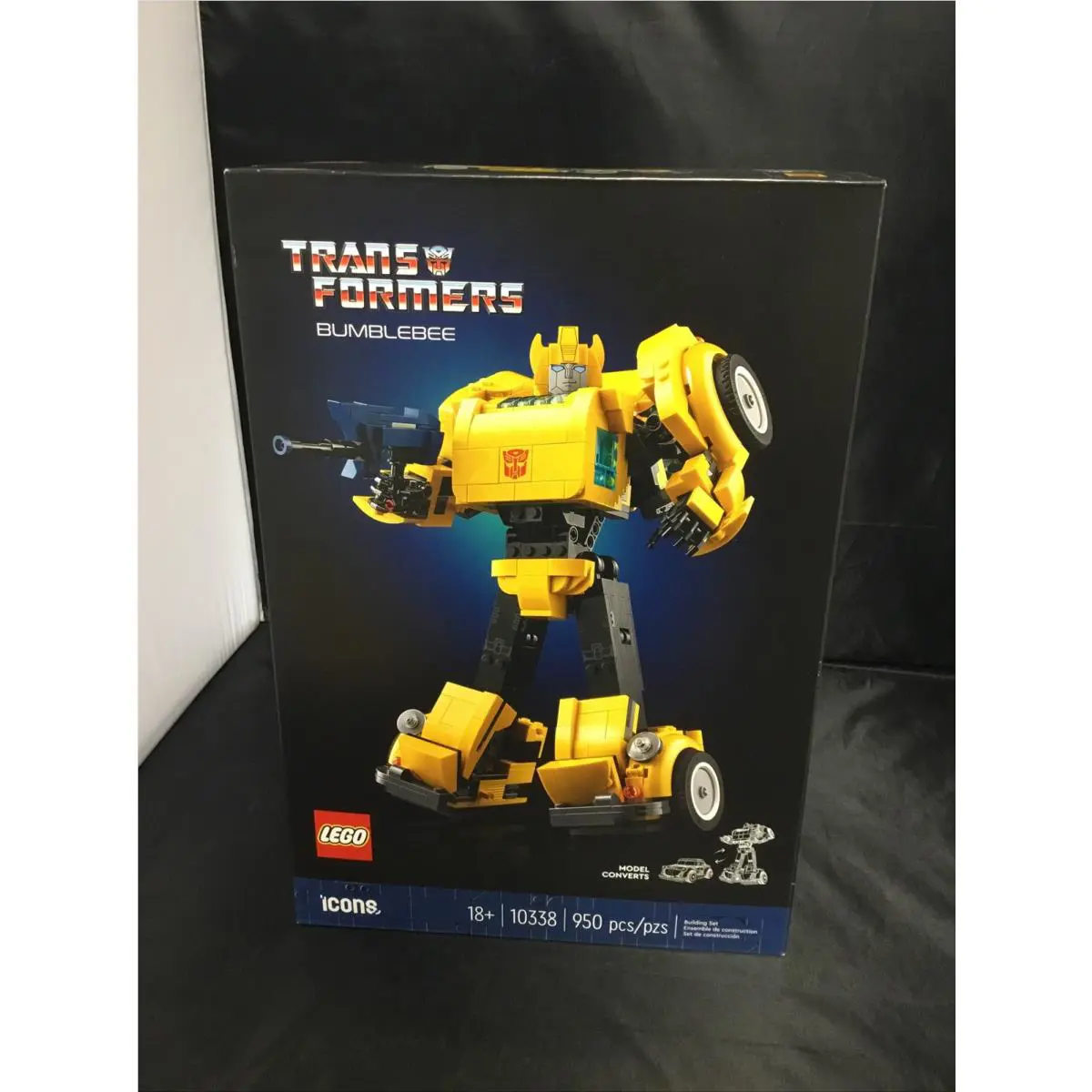 Lego Icons Transformers Bumblebee 10338 950 Pieces