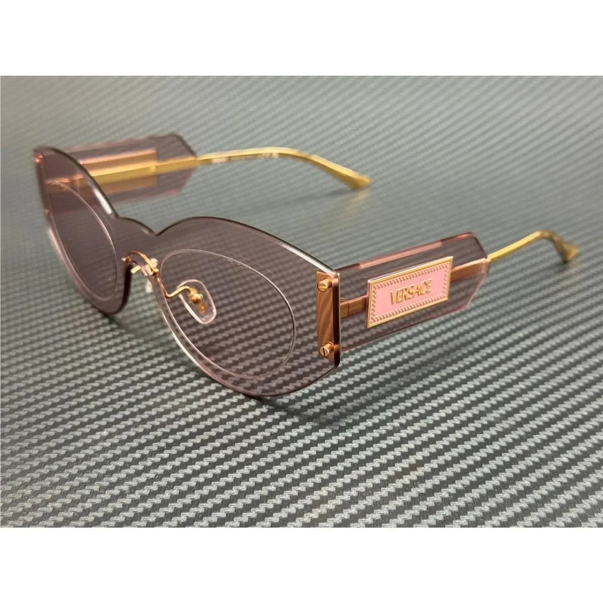 Versace VE2276 1002 5 Pink Gold Women`s 68 mm Sunglasses