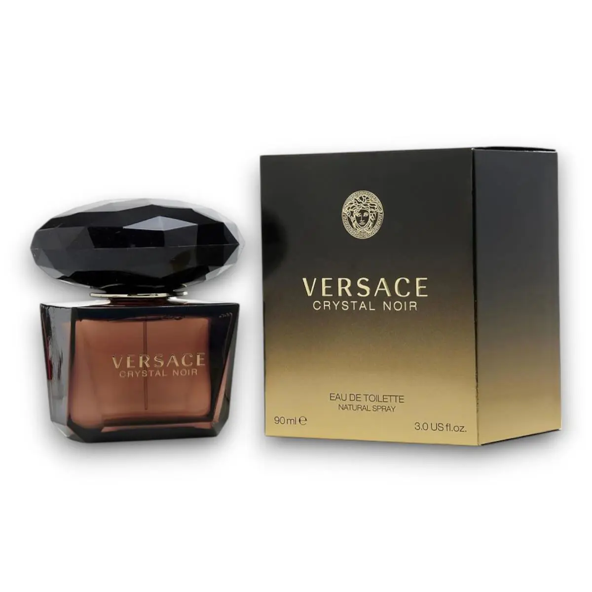 Versace Crystal Noir 3.0 oz / 90 ml Eau De Toilette Spray