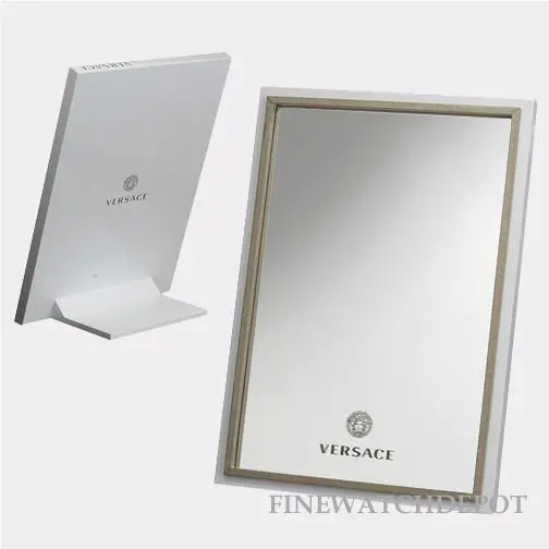 Fancy White Mirror Stand 10 X 14 by Versace