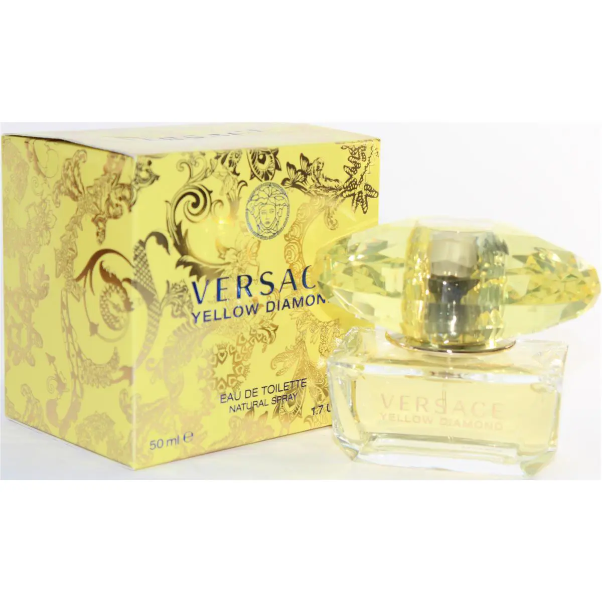 Versace Yellow Diamond 1.7/1.6 OZ Edt Spary For Women IN A Box BY Versace