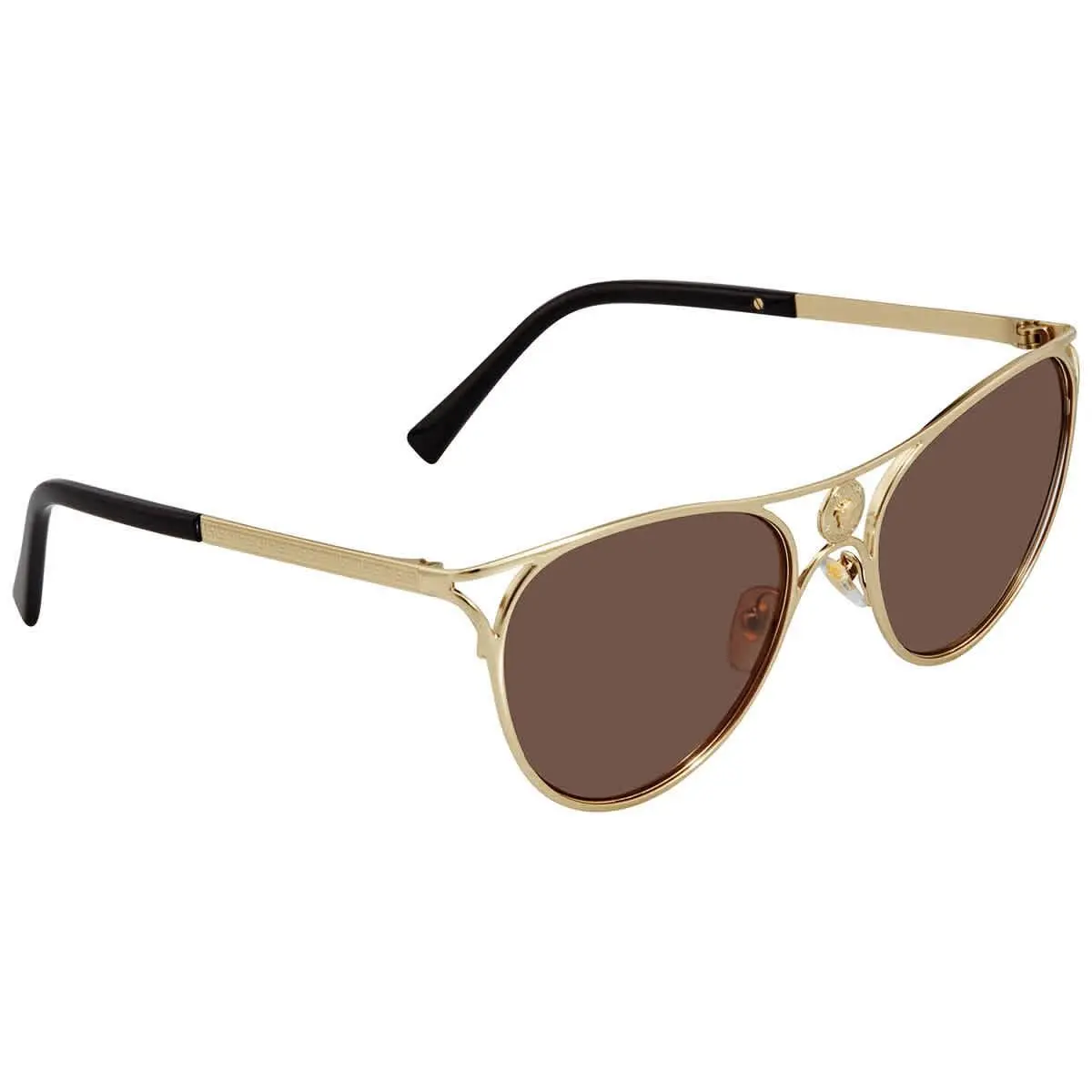 Versace Dark Brown Butterfly Ladies Sunglasses VE2237 125273 57 VE2237 125273 57