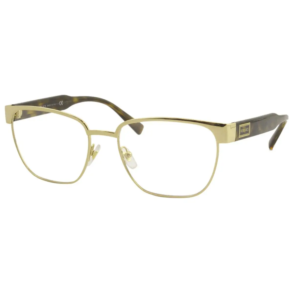 Versace VE1264 1460 Pillow Gold Demo Lens 54 mm Men`s Eyeglasses