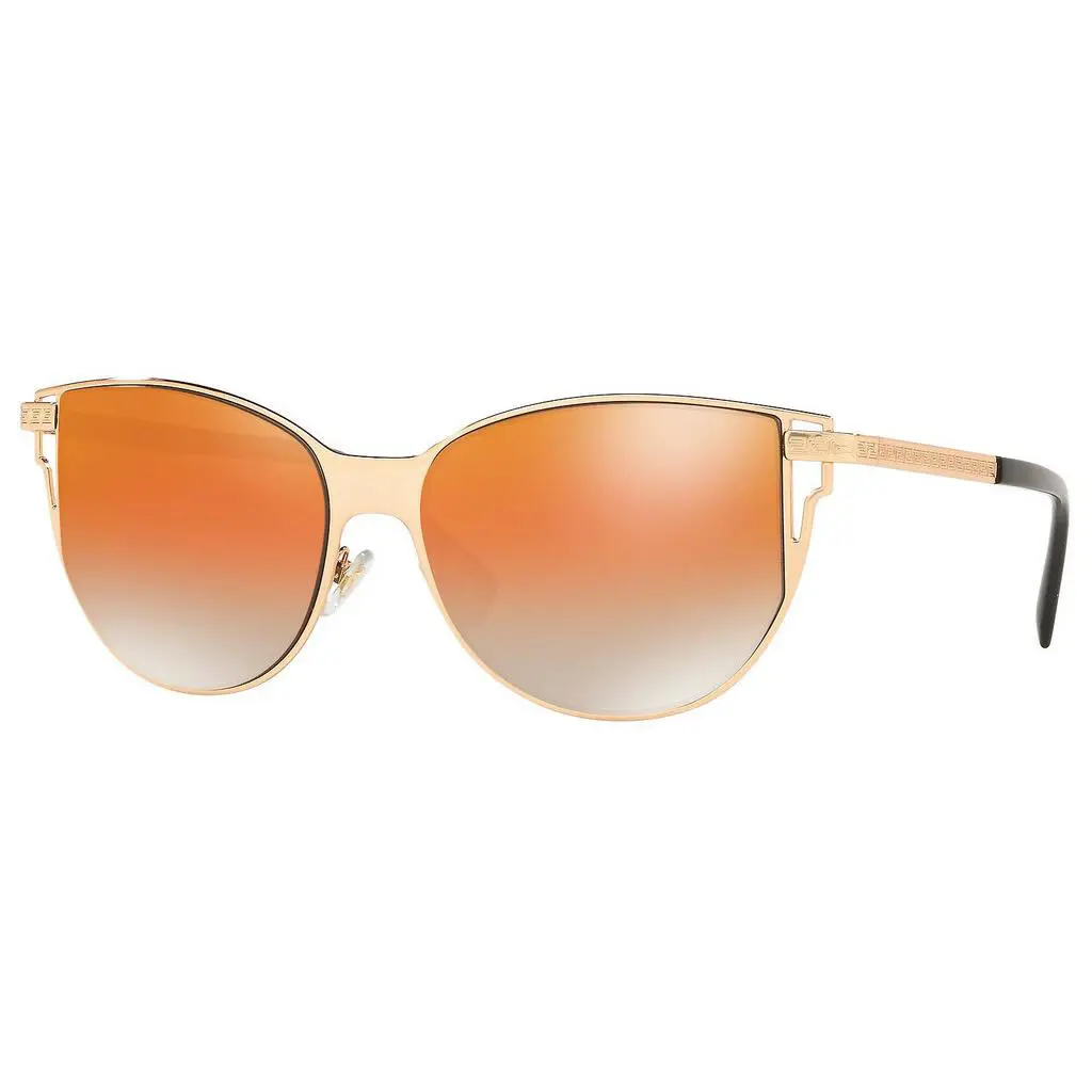 Sunglasses VE2211 141214 56mm Rose Gold/mirror Rose Gold Gradient Orange by Versace