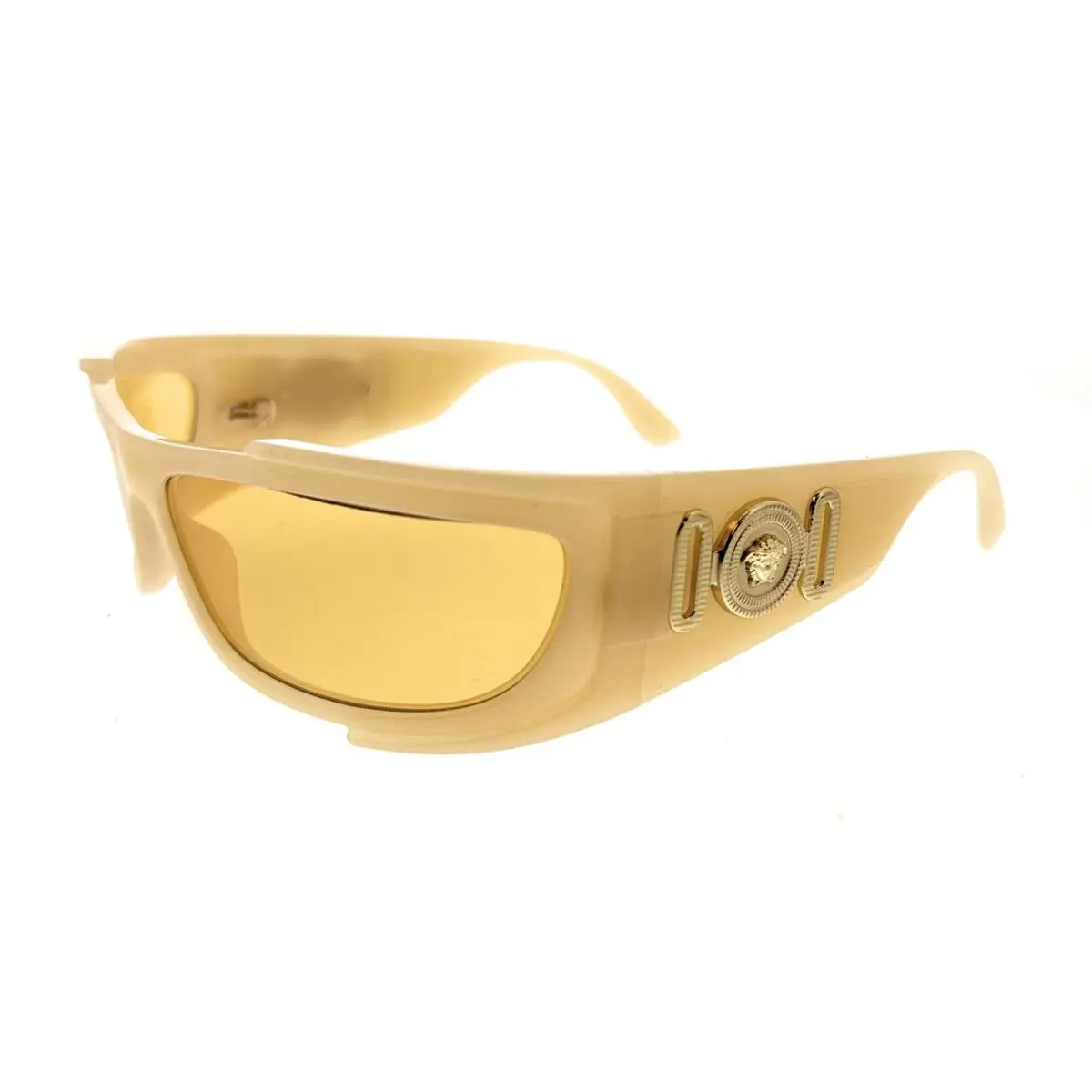 Versace Sunglasses VE4446 54137 67mm Opal Beige / Dark Orange Lens