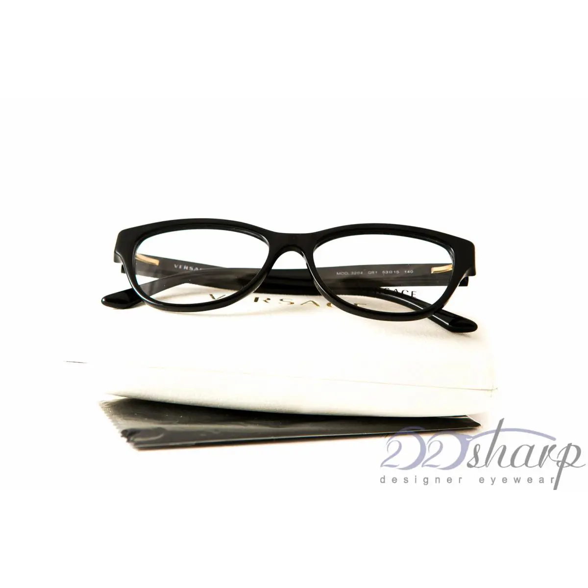 Versace Eyeglasses-ve 3204 GB1 53 Black