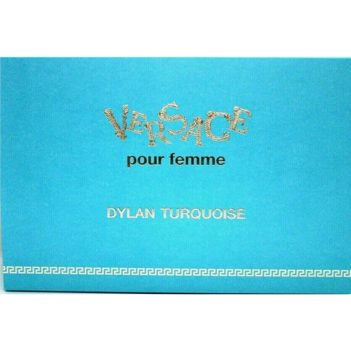 Versace Dylan Turquoise Pour Femme 4 Pcs Set Edt 3.4 Oz Body Gel Shower Gel