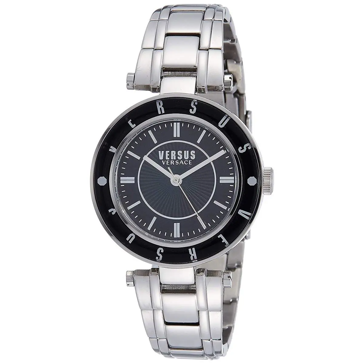 Versus by Versace SP8190015 Black Dial Stainless Steel Women`s Watch