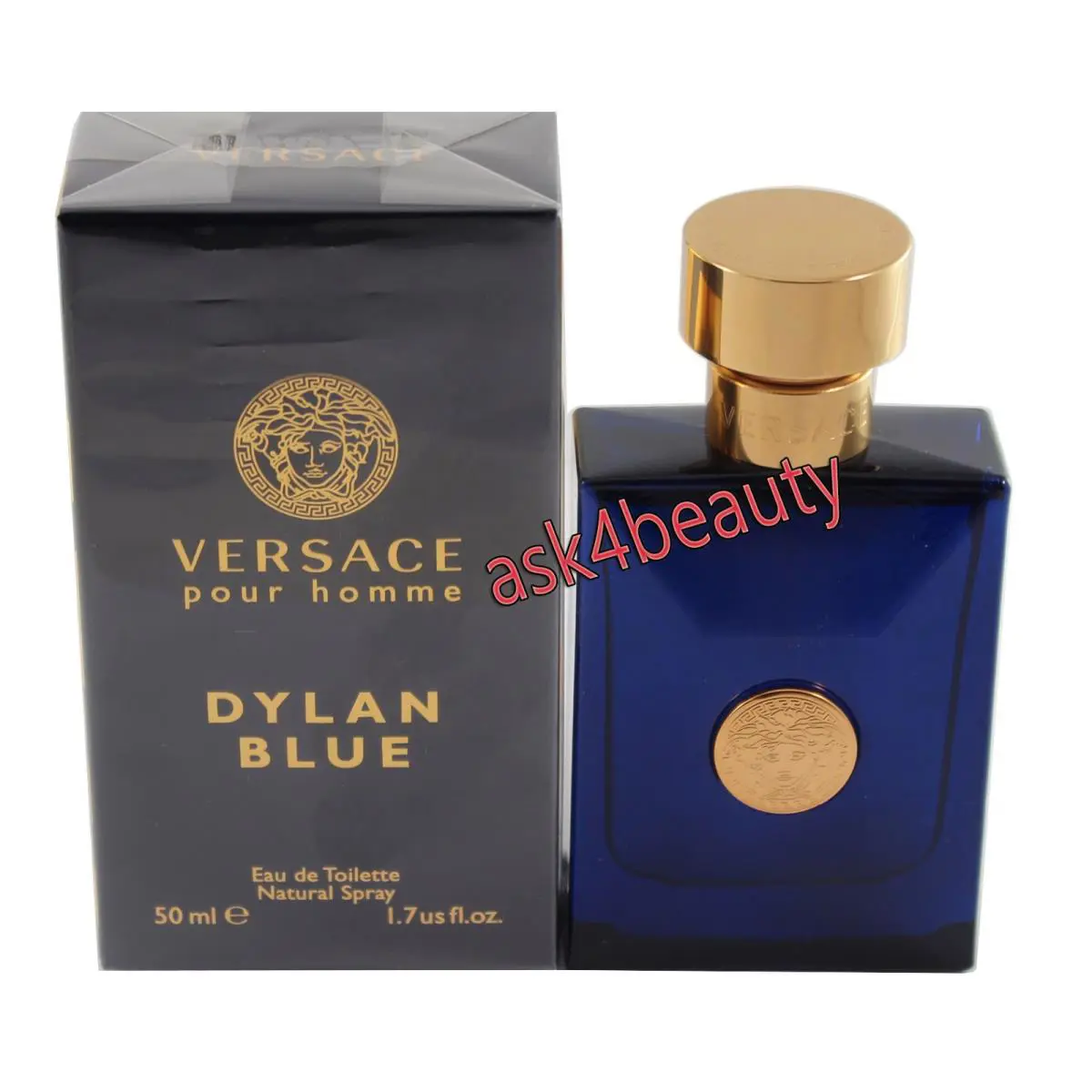 Versace Pour Homme Dylan Blue 1.7oz/50ml Edt Spray For Men