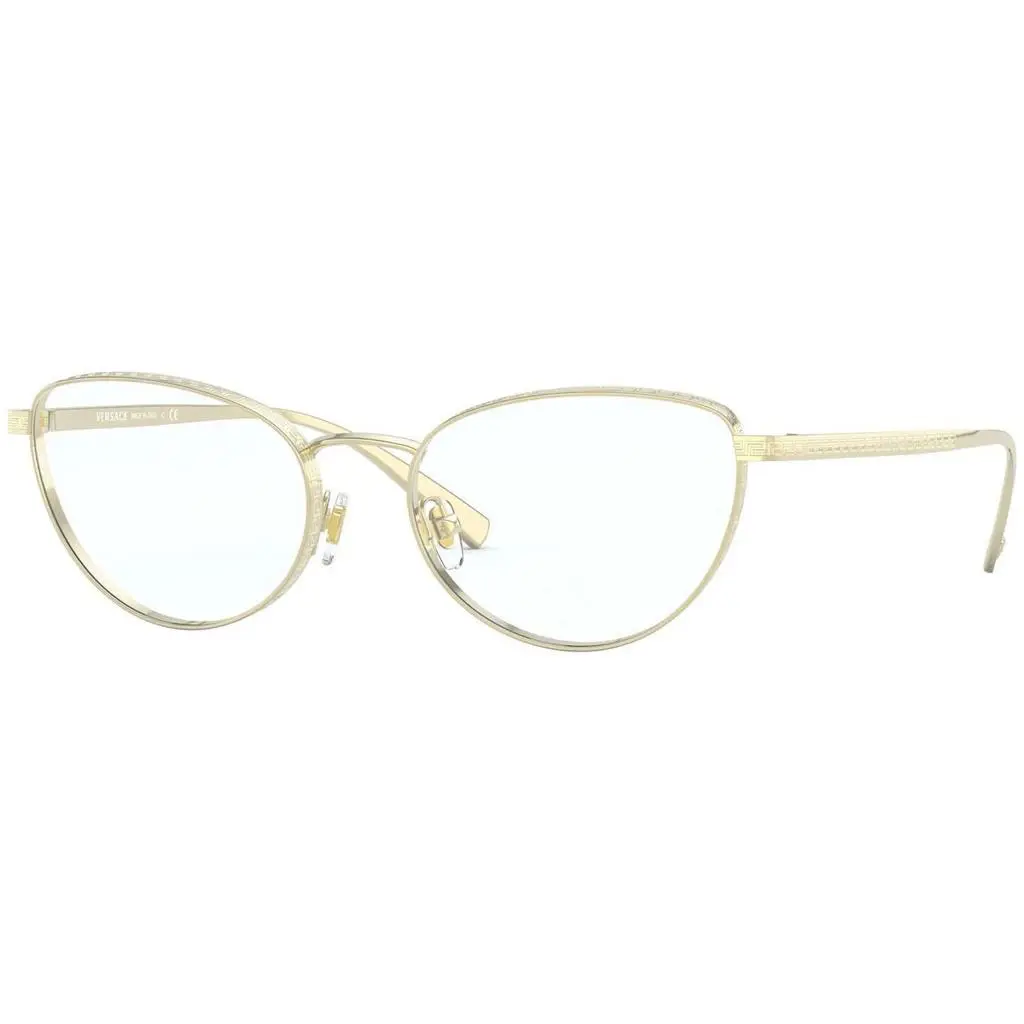 Versace Eyeglasses VE1266 1252 Gold Frames 54mm Rx-able ST