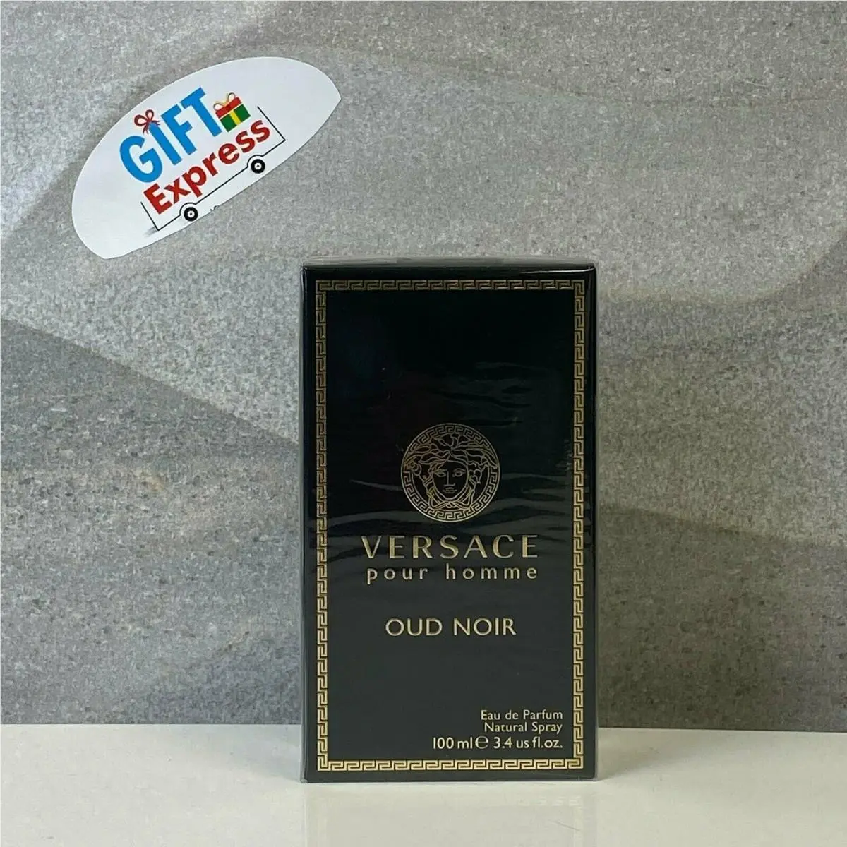 Versace Pour Homme Oud Noir Cologne by Versace 3.4 oz Edp Spray For Men