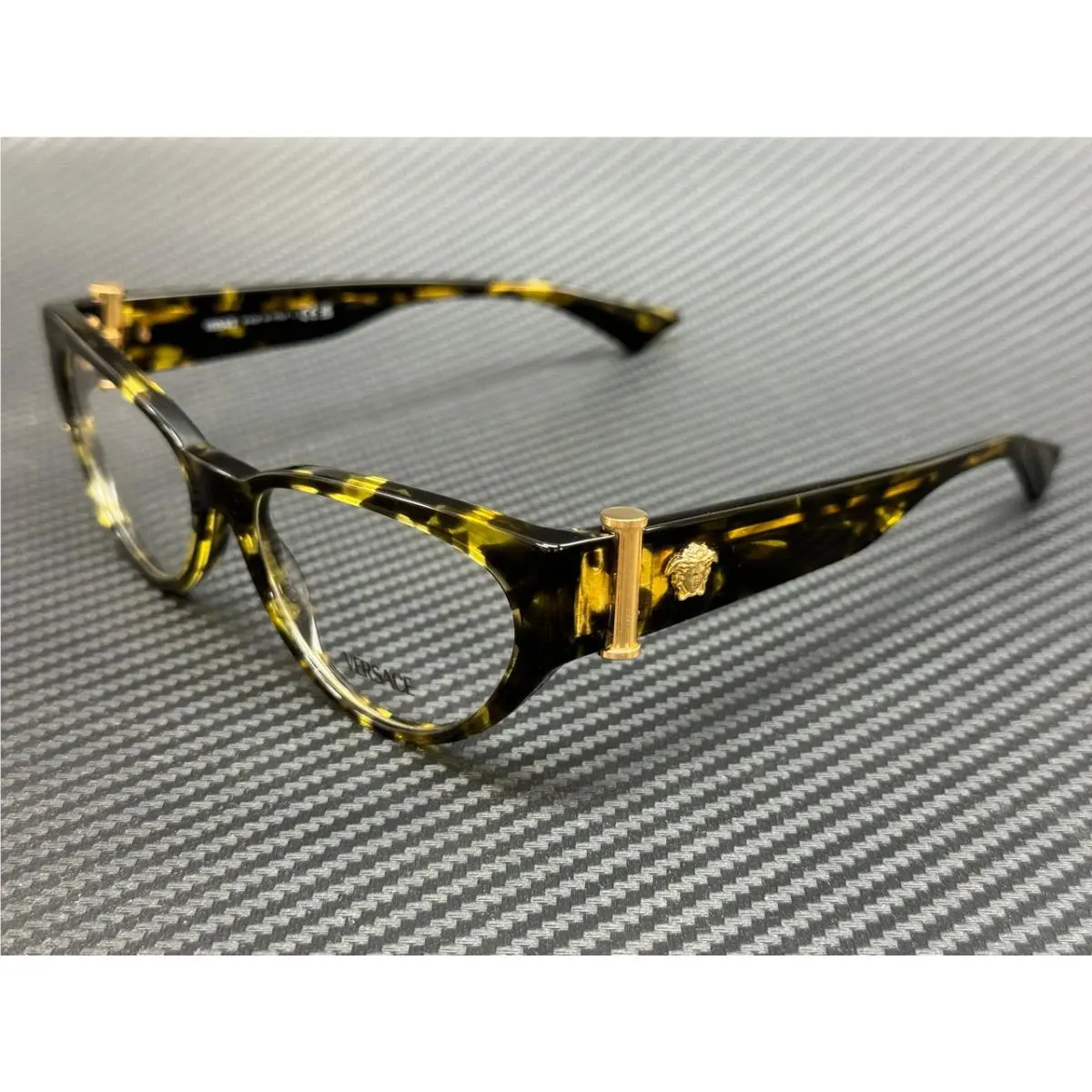 Versace VE3366 5428 Yellow Havana Women`s 55 mm Eyeglasses