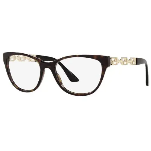 Versace Eyeglasses VE3292 108 52mm Brown Havana / Demo Lens