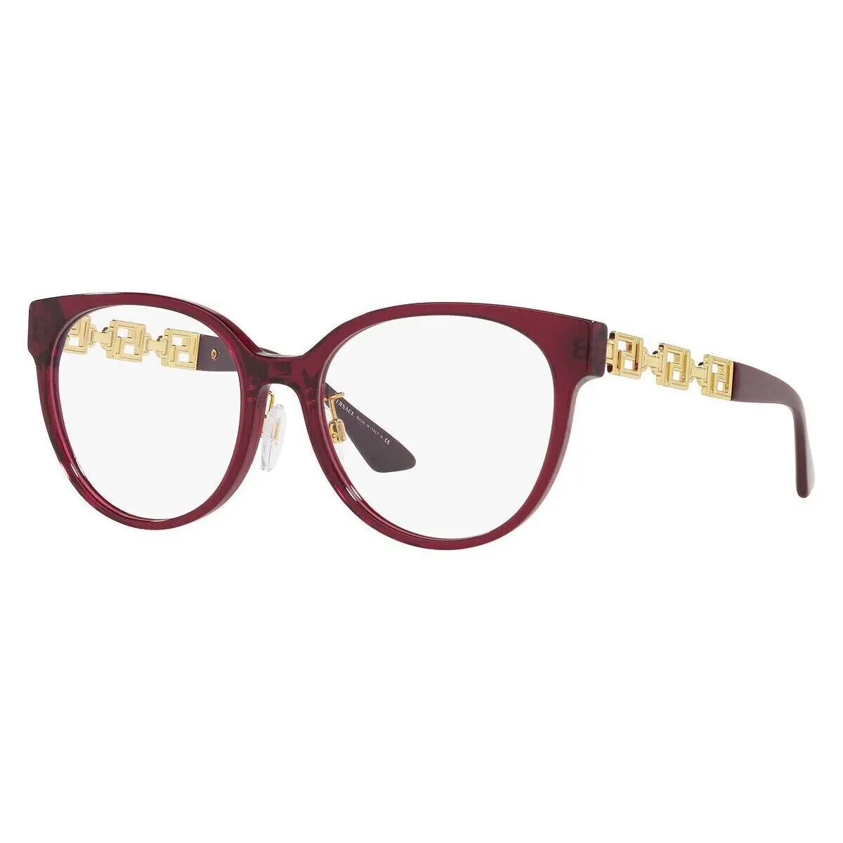 Versace Women`s Fashion VE3302D-388-54 54mm Transparent Red Opticals