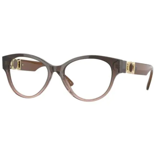 Versace Eyeglasses VE3313 5332 52mm Brown Transparent Gradient Beige / Demo Lens