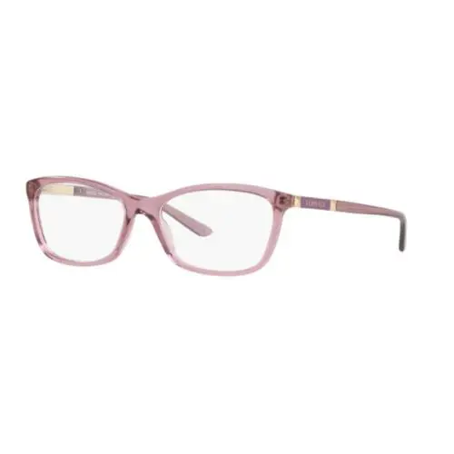 Versace 0VE3186 5279 Transparent Violet 54mm Cat-eye Women`s Eyeglasses