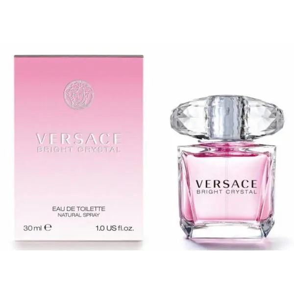 Versace Bright Crystal Women Eau de Toilette Spray 1.0 Oz Box