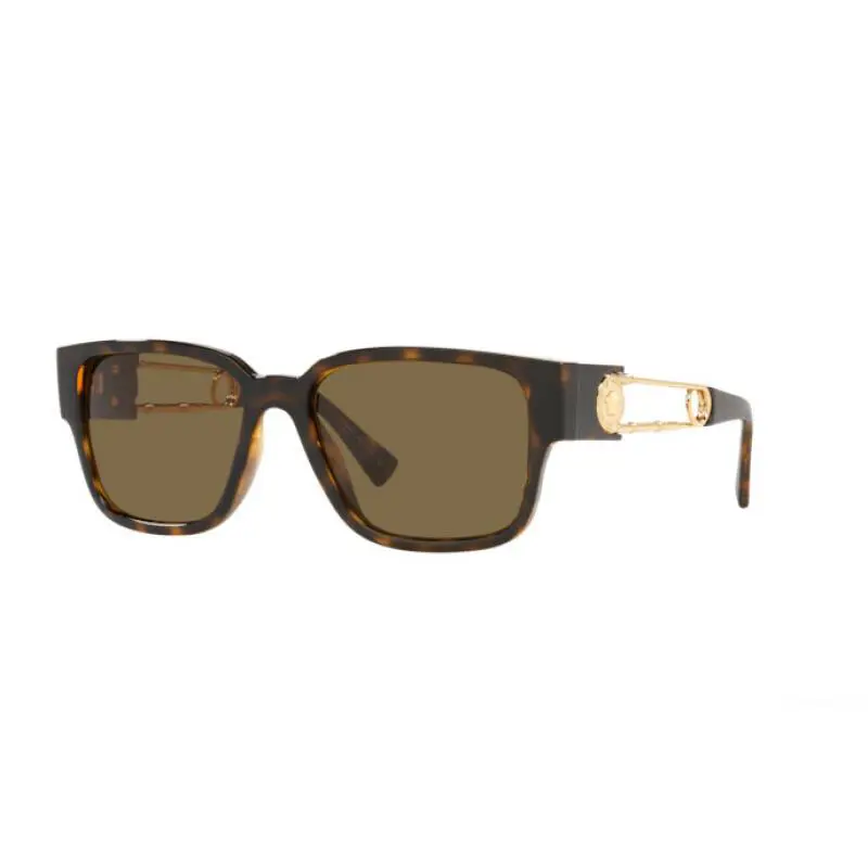 Versace Sunglasses VE4412 108/73 Havana W/ Dark Brown 57 MM