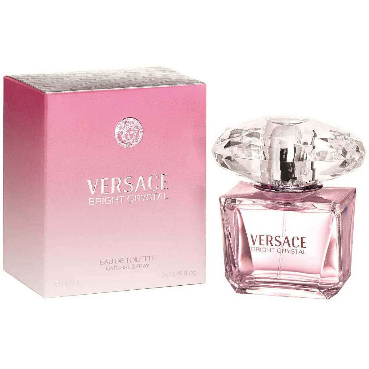 Bright Crystal by Versace Eau de Toilette Natural Spray 3.0 oz - Box